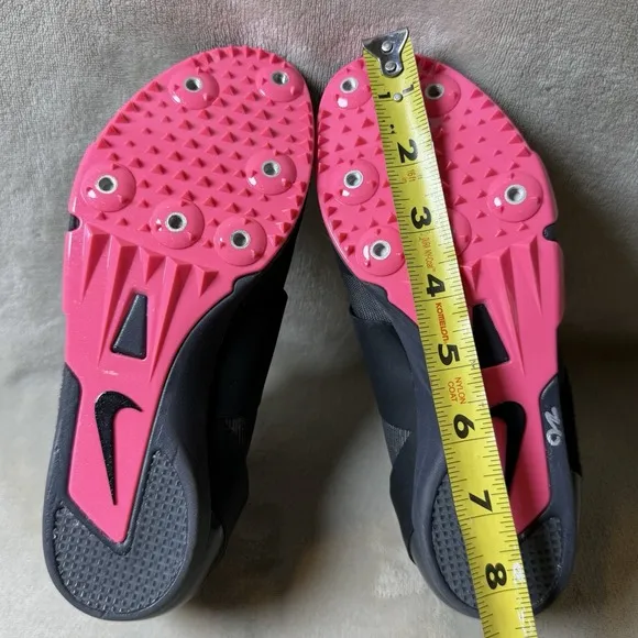 Men Size 4.5 / Womens 6 Nike Zoom Pole Vault Anthracite Fierce Pink (runs Small)