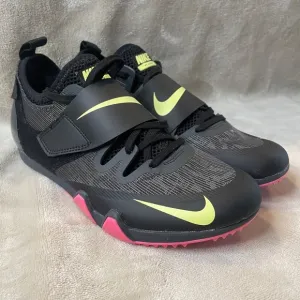 Men Size 4.5 / Womens 6 Nike Zoom Pole Vault Anthracite Fierce Pink (runs Small)