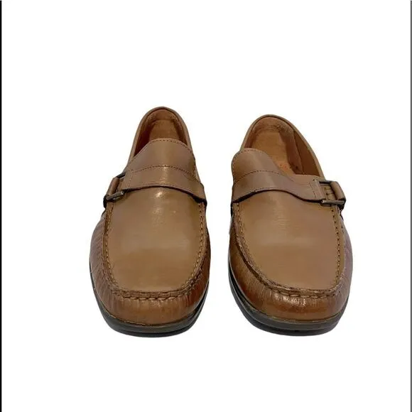 Men’s Giorgio Brutini Le Glove Brown Leather Driving Loafers Size 10 NWOT