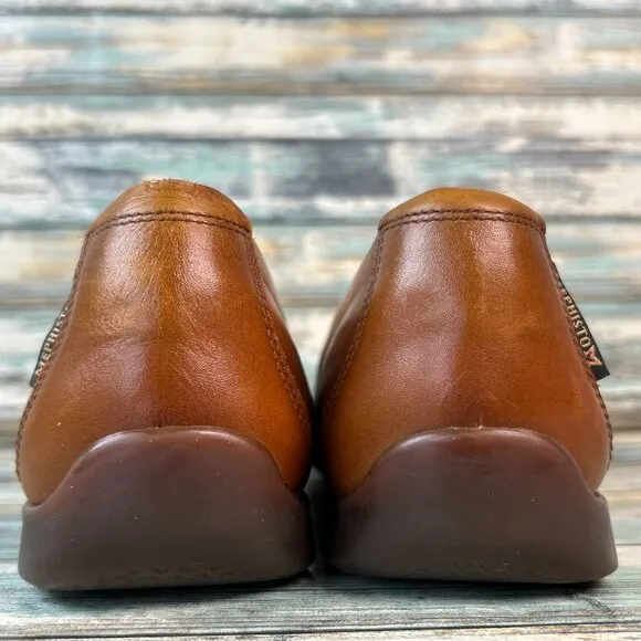 Mephisto Edlef Mens Sz 10 Loafers Casual Dress Slip On Comfort Apron Toe Leather