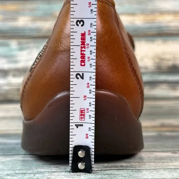 Mephisto Edlef Mens Sz 10 Loafers Casual Dress Slip On Comfort Apron Toe Leather