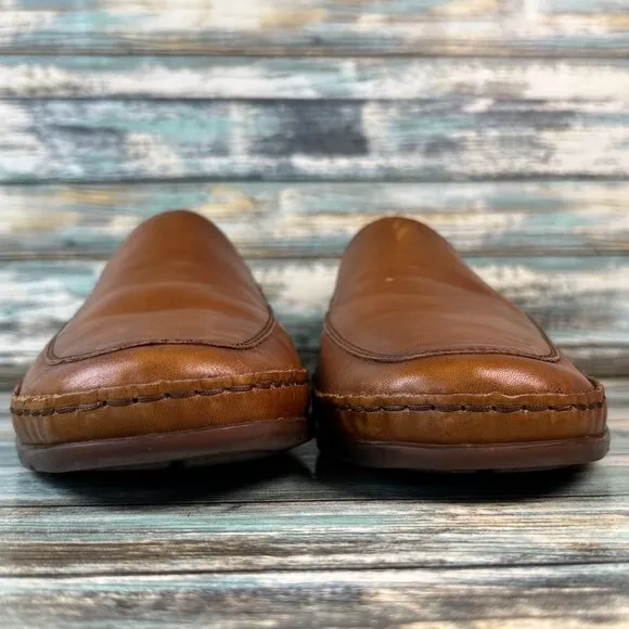 Mephisto Edlef Mens Sz 10 Loafers Casual Dress Slip On Comfort Apron Toe Leather
