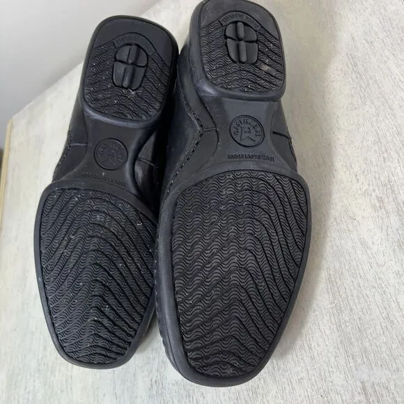 Mephisto‎ Eldef Cool Air Black Leather Slip-On Comfort Loafers Men's Size US 10