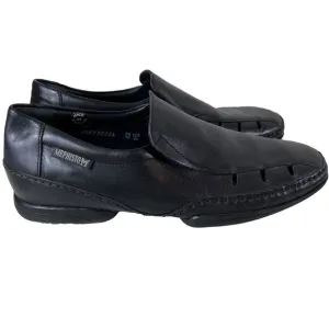 Mephisto‎ Eldef Cool Air Black Leather Slip-On Comfort Loafers Men's Size US 10