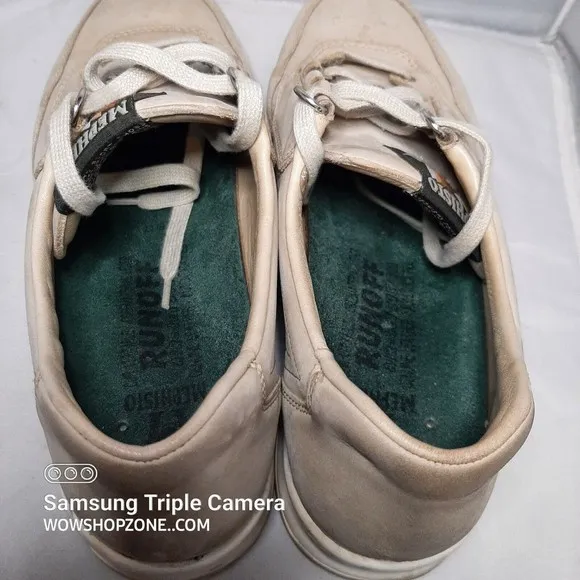 Mephisto Match Walking Shoes Womens Size 9.5 Cream Sports Unisex Loafers Comfort