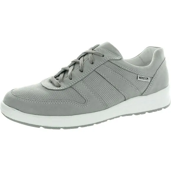 Mephisto Womens Rebeca Gray Lace-Up Casual And Fashion Sneakers NWOB