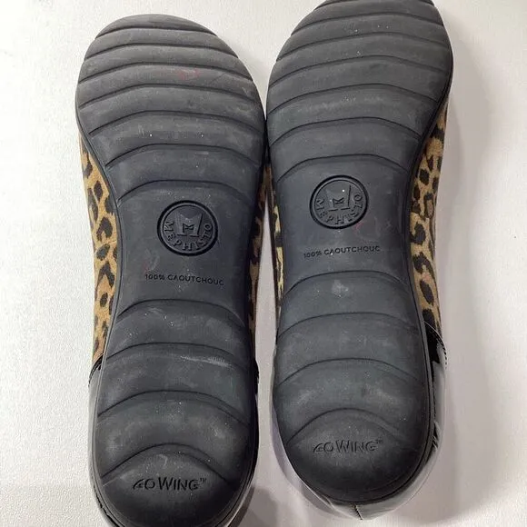 Mephisto Emilie animal print classic ballet flat in dark Brown Size 11
