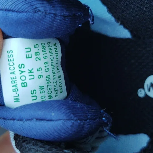 Merrel Bare Access Blue  Sneakers sz 10.5 kids