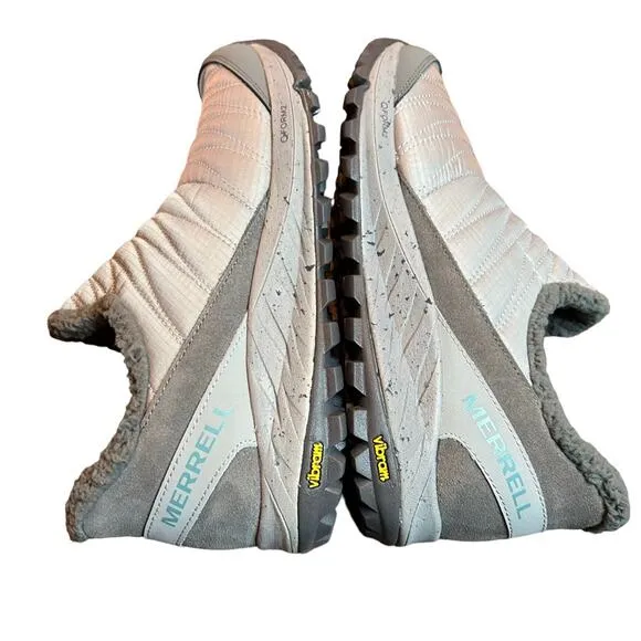 Merrell Antora Sneakers Moc Ripstop Upper Vibram Soles NEW Size 10 Silver/Gray