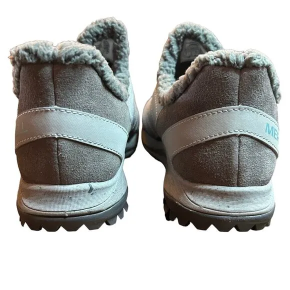 Merrell Antora Sneakers Moc Ripstop Upper Vibram Soles NEW Size 10 Silver/Gray