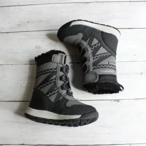 Merrell Baby Boy Winter Snow Boots Infant Size 5 Black Gray