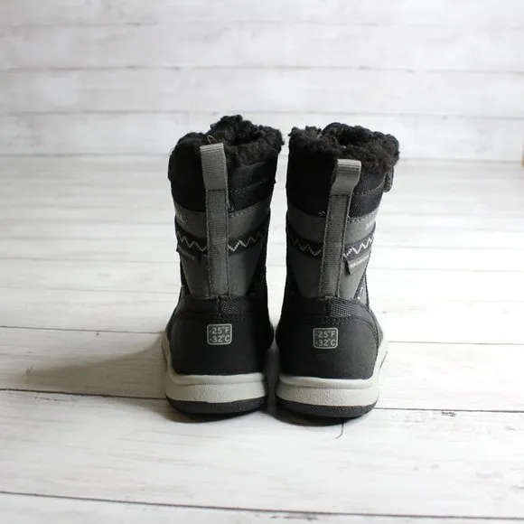 Merrell Baby Boy Winter Snow Boots Infant Size 5 Black Gray