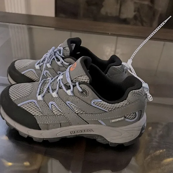 MerrellKids' Moab 2 Low Lace Waterproof Sneakers.