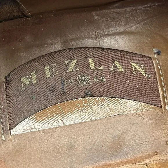 Mezlan Benito Slip On Loafers Men Size 13 Black Leather Close Toe Comfort Shoes