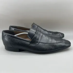 Mezlan Benito Slip On Loafers Men Size 13 Black Leather Close Toe Comfort Shoes