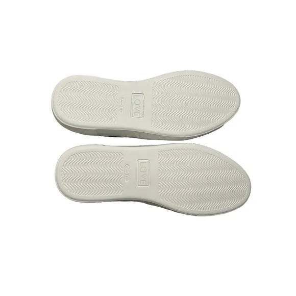 MIB Women's LITA by Ciara Black Leather Slip-On Sneakers Size 7/37