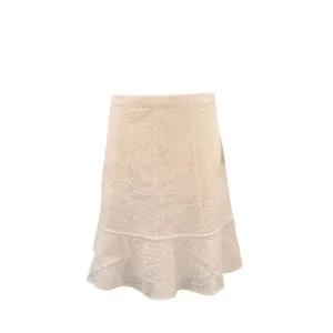 Michael Michael Kors Gored Lace skirt in white