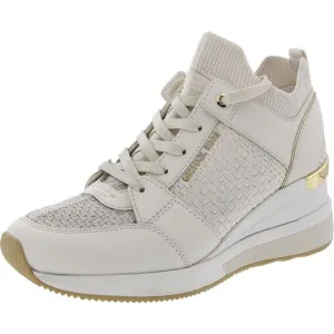MICHAEL Michael Kors Womens Georgie Ivory Casual And Fashion Sneakers Used