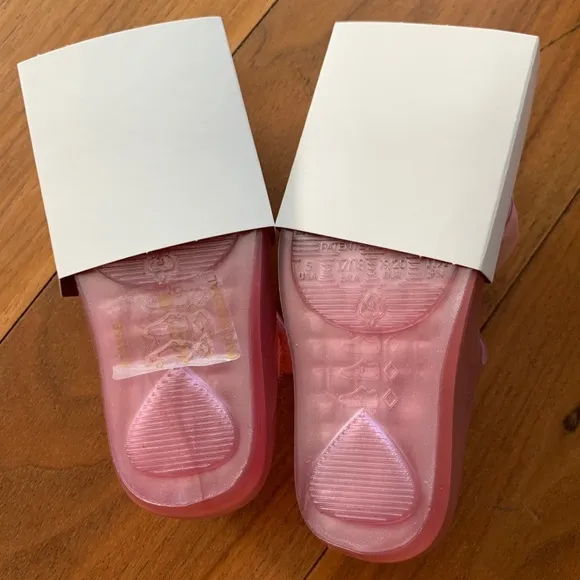 Mini Melissa Girl's Pink Chic Flats Size 5 NIB