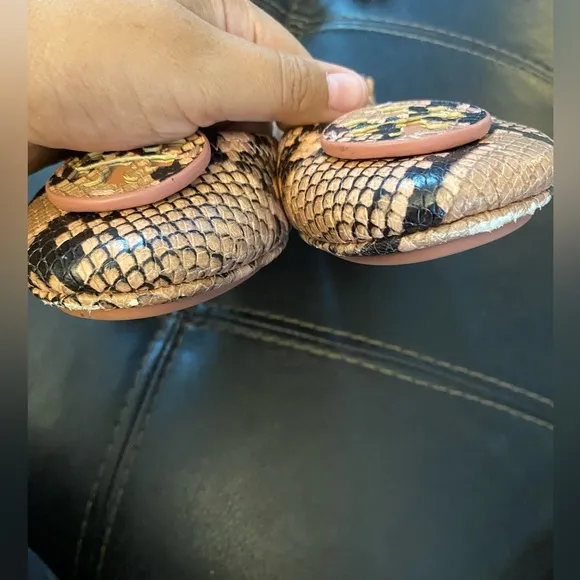 Minnie Travel Ballet Flat, Embossed Leather size 8.5