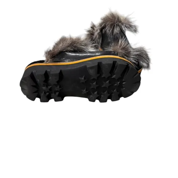 Montelliana 1965 Fur Slides – EU 37/US 6.5 – Free Shipping