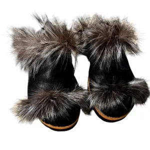 Montelliana 1965 Fur Slides – EU 37/US 6.5 – Free Shipping