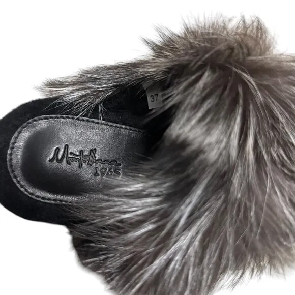 Montelliana 1965 Fur Slides – EU 37/US 6.5 – Free Shipping