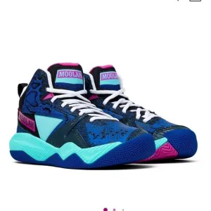 Moolah true blue/aqua/rose violet sneakers.  NO Box included