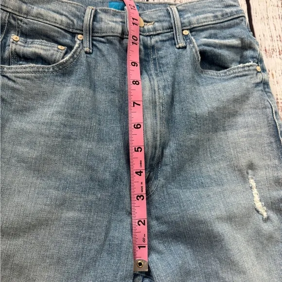 Mother High Rise The Tippy Top Frisky Ankle Jeans in Sippin Sweet Tea Size 25
