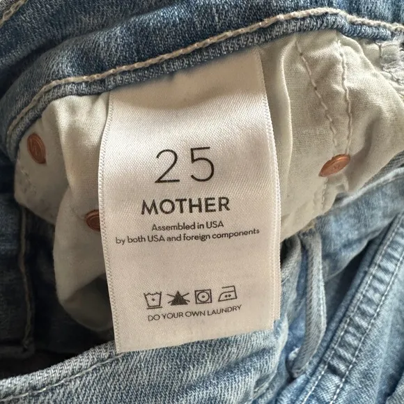 Mother High Rise The Tippy Top Frisky Ankle Jeans in Sippin Sweet Tea Size 25