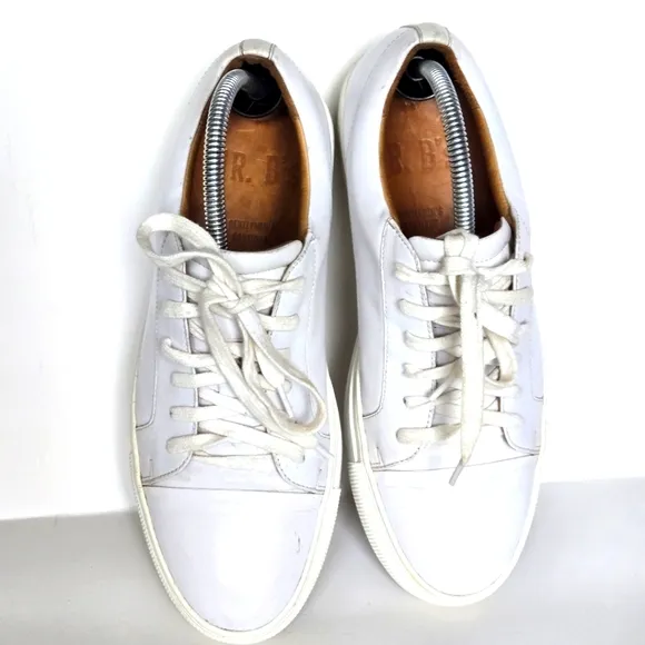 Mr. B’s Fashion for Aldo’s White Leather Sneakers size 8