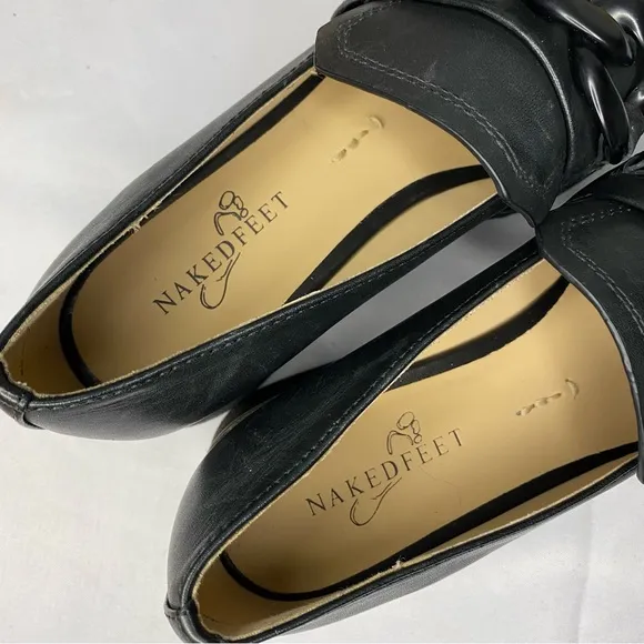 Naked Feet Privy Platform Loafer Size 6
