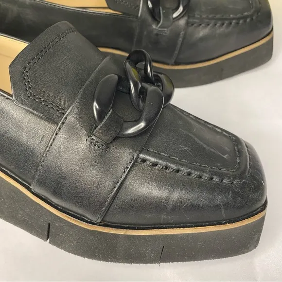 Naked Feet Privy Platform Loafer Size 6