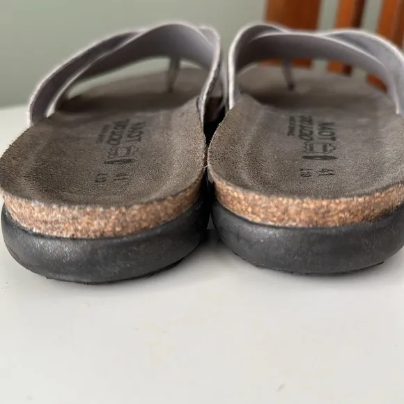 Naot Penelope Sandal Cobra Lite Grey Walking Slide Comfortable EU 41  US 10-10.5
