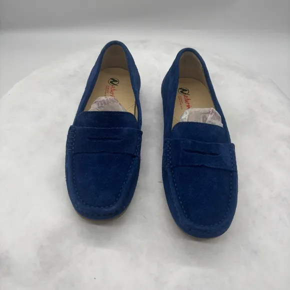 Naturino Boy’s Blue Loafers Slip-Ons Suede Size 35 EU