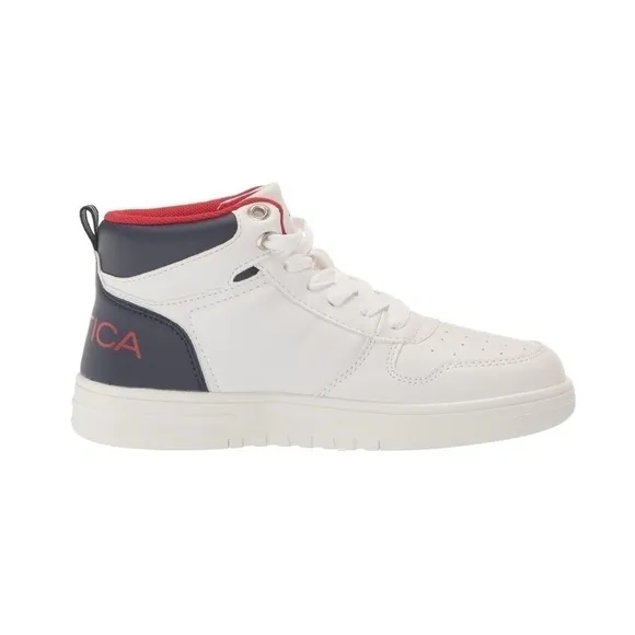 NAUTICA Kids Lace-Up Fashion Sneakers Size 4 # Box H373