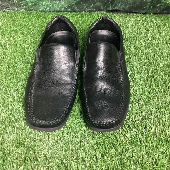 NEIL M Loafers Black Leather 8.5