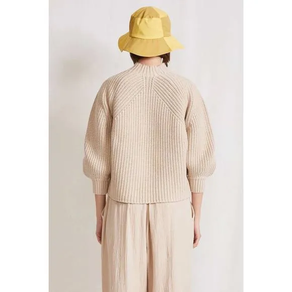 NEW APIECE APART eco nueva merel sweater in warm sand