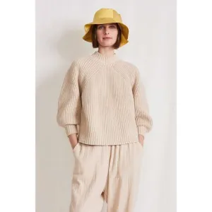 NEW APIECE APART eco nueva merel sweater in warm sand
