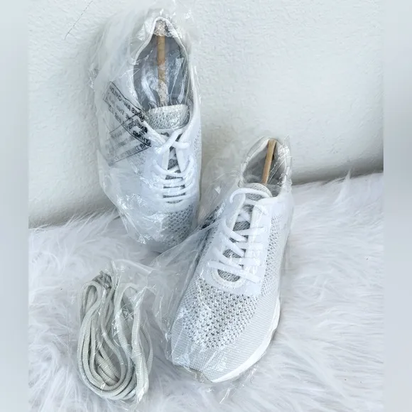 New! ASH Lunatic Star ⭐️ White | Metallic Lift Sneakers in Size 38