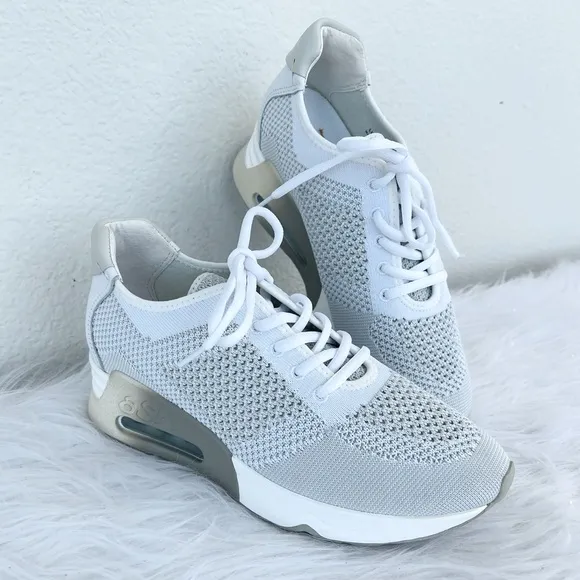 New! ASH Lunatic Star ⭐️ White | Metallic Lift Sneakers in Size 38