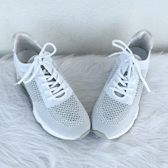 New! ASH Lunatic Star ⭐️ White | Metallic Lift Sneakers in Size 38