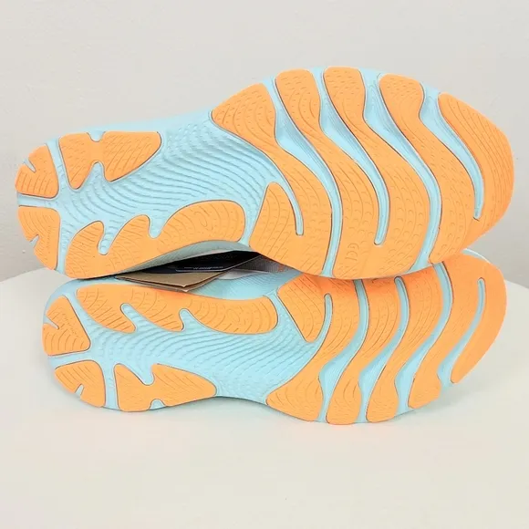 New Asics Women's Size 10 Gel Cumulus 24 Running Shoes Sneakers Orange Blue