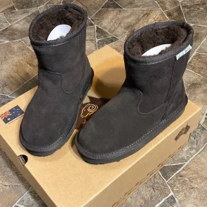 New Aussie Merino Chocolate Auckland High Sz 12 Boots