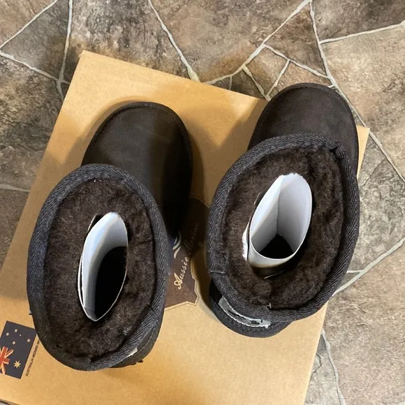 New Aussie Merino Chocolate Auckland High Sz 12 Boots
