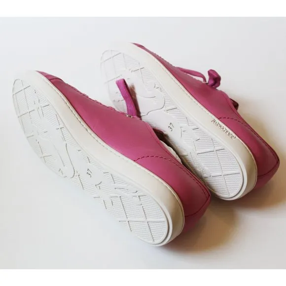 NEW Authentic Longchamp Le Pliage Leather sneakers- Pink