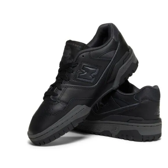 New Balance 550 Triple Black Sneakers Size 6 GSB550BB
