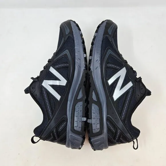 New Balance Mens 12 410v5 Trail Running Shoes Black/Grey All-Terrain Sneakers At