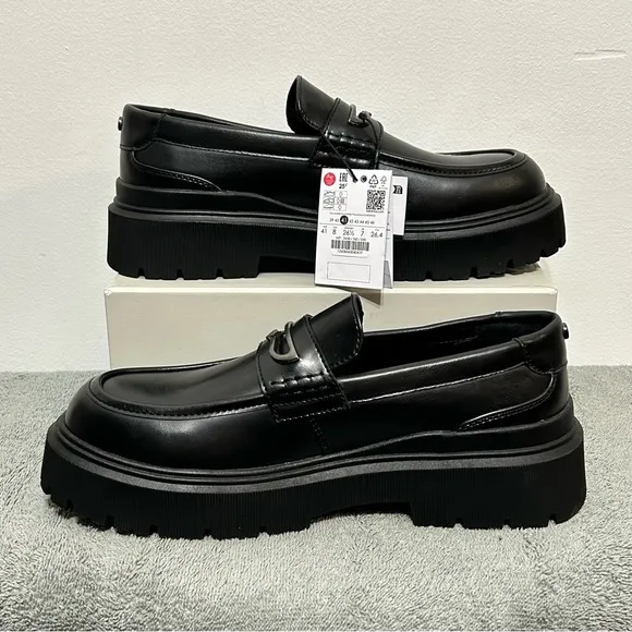 New! Bershka Chunky Y2K Style Loafers