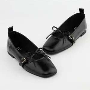 NEW Black Ballet Bow Flats Size 6.5